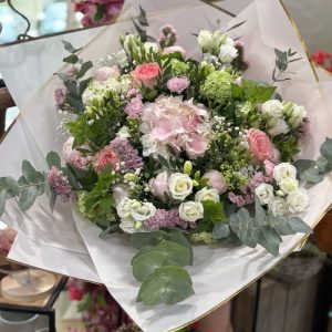 Bouquet prestige tons pastels