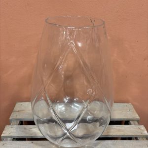 Vase en verre épais