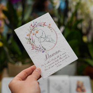 Carte spéciale maman - Les fleurs d'Inès